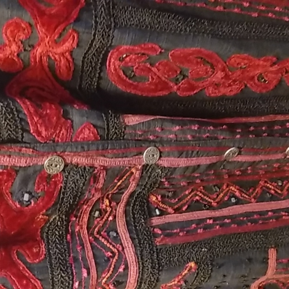 Chico's womsn's jacket sz 3 - Picture 2 of 10